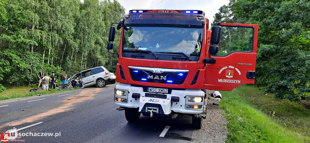 Radziwiłka DK 50: zderzenie 4 pojazdów