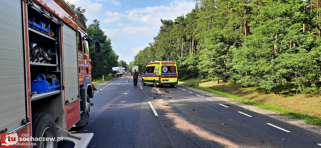 Radziwiłka DK 50: zderzenie 4 pojazdów