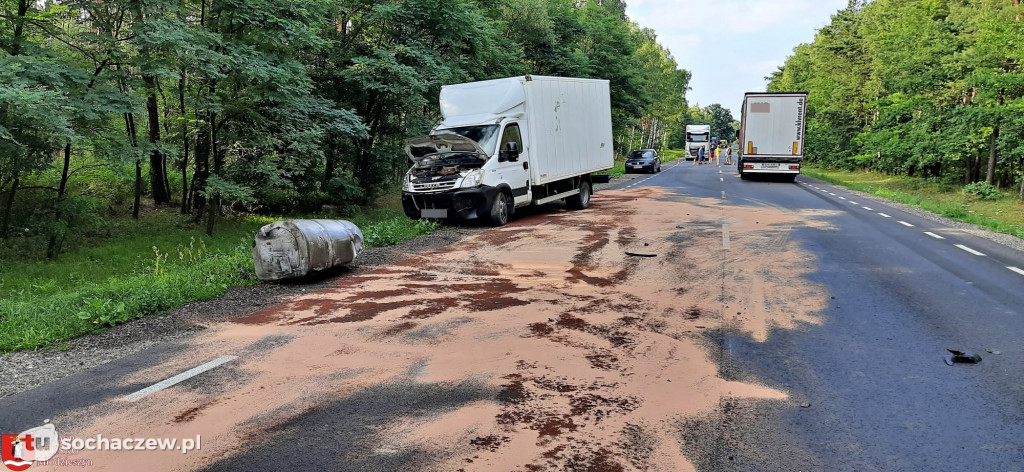 Radziwiłka DK 50: zderzenie 4 pojazdów