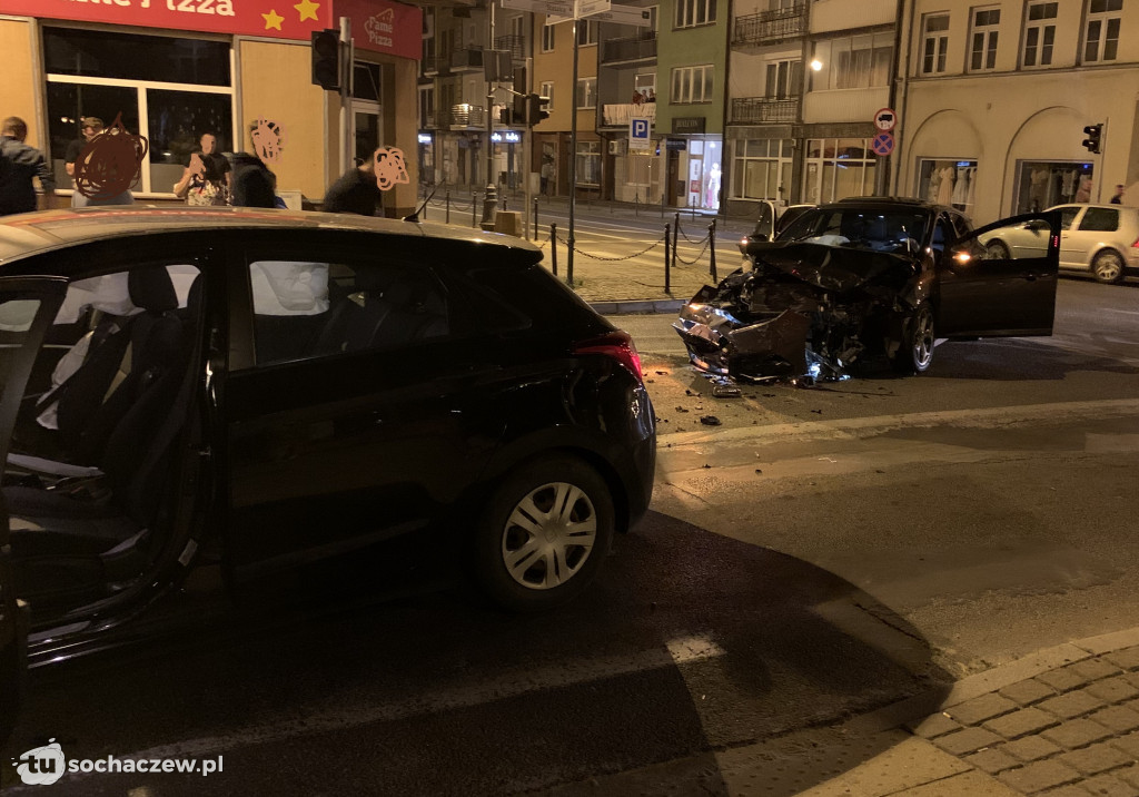 Zdarzenie drogowe na Warszawskiej