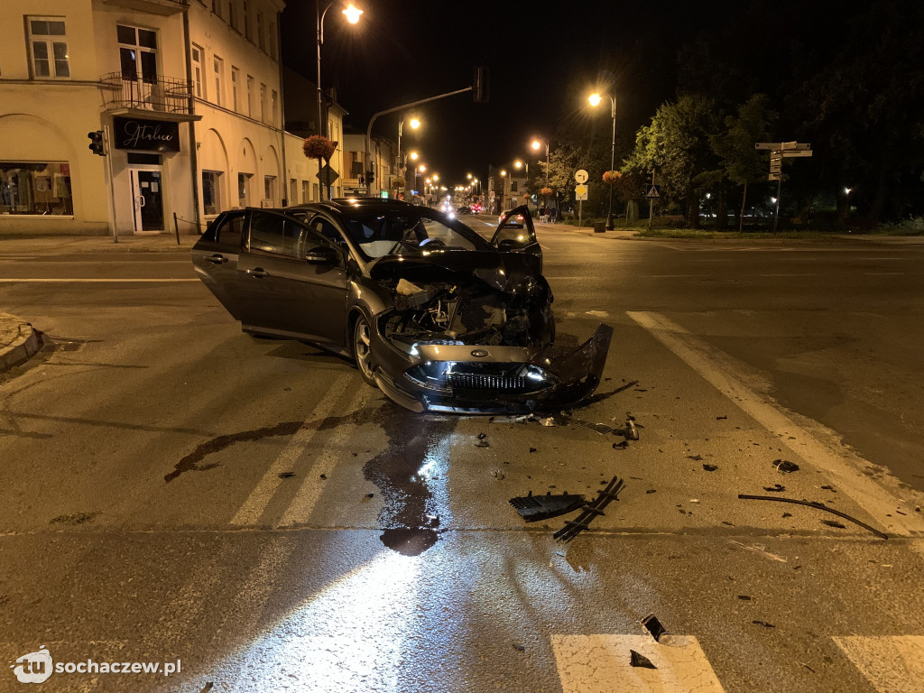 Zdarzenie drogowe na Warszawskiej