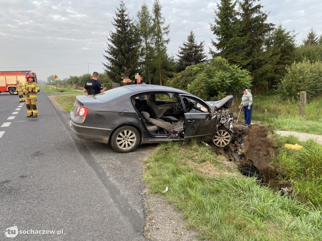 Zdarzenie drogowe w Nowym Kozłowie Pierwszym