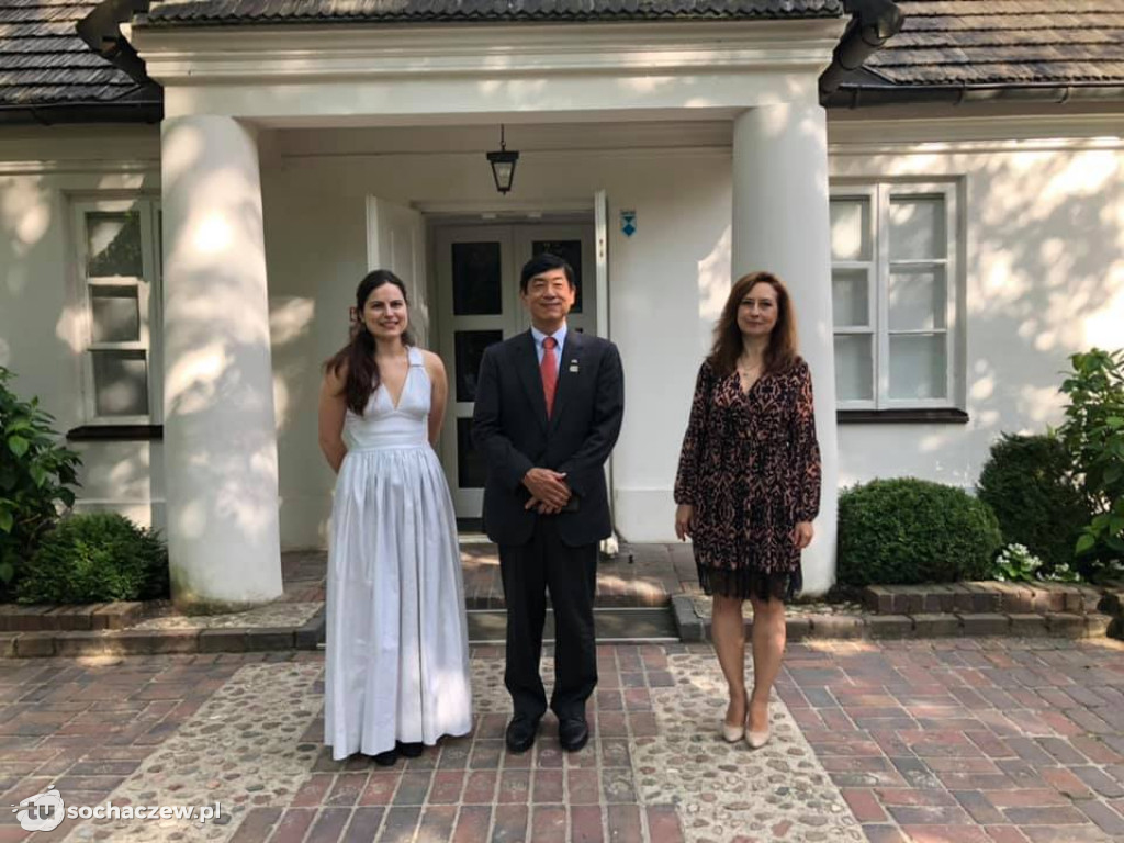 Żelazowa Wola: wizyta ambasadora Japonii