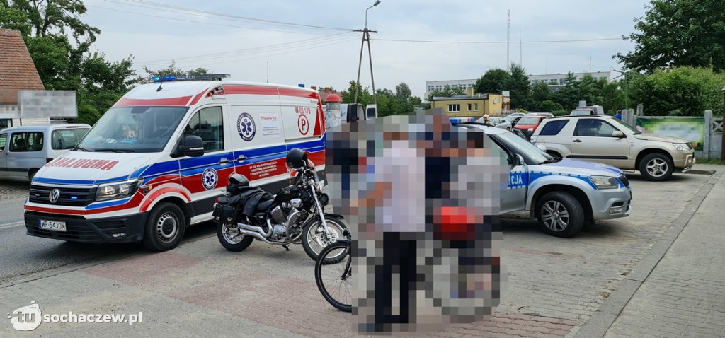 Słubice. Poszkodowany motocyklista