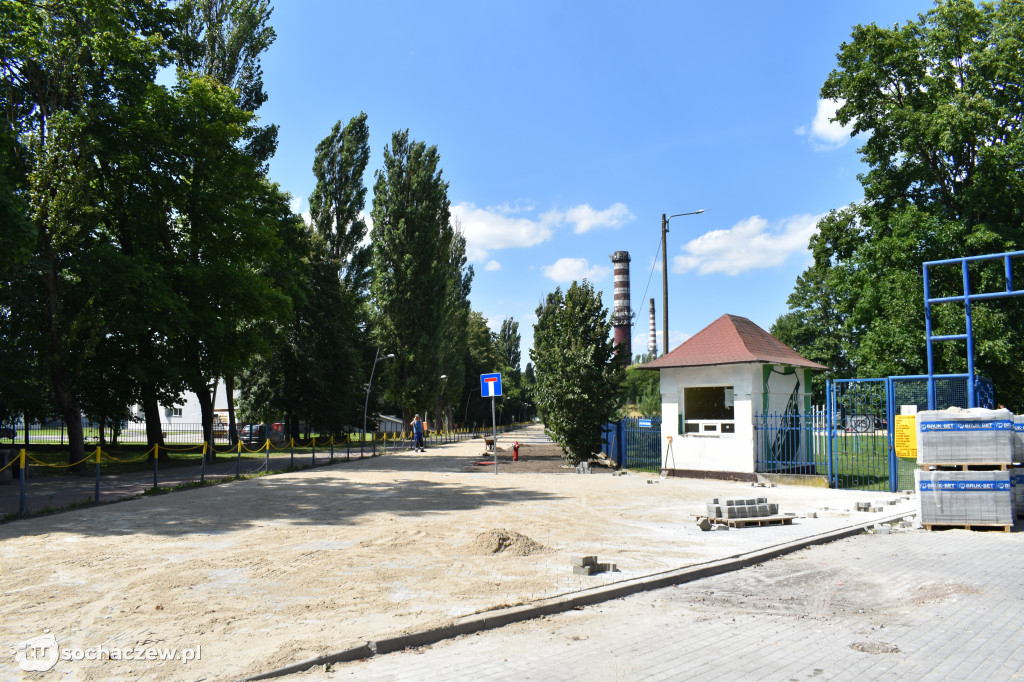 Chodaków: trwają prace na stadionie