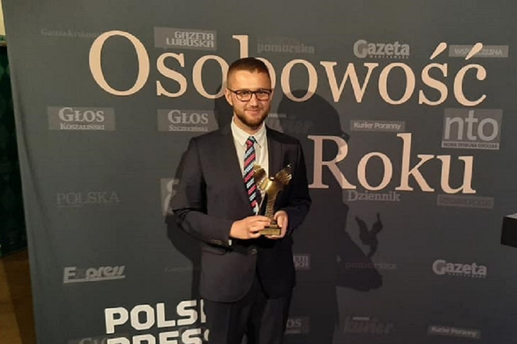 Wójt Damian Jaworski Osobowością Roku 2020