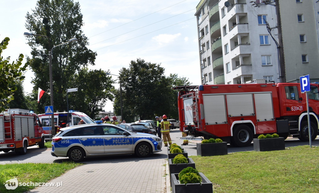Zderzenie trzech aut na Piłsudskiego