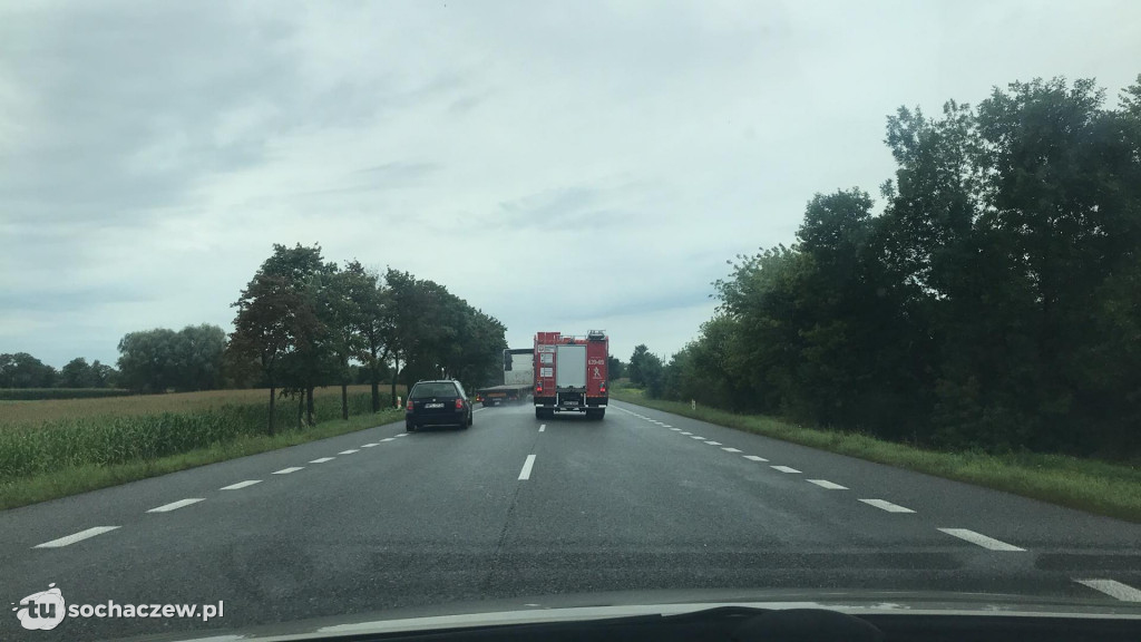 Olej na DK 97, utrudnienia w gminie Teresin