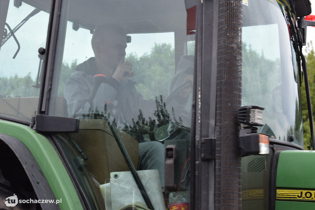 Kuznocin: protestują rolnicy i przeciwnicy CPK