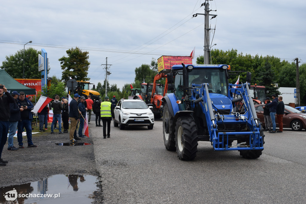 Kuznocin: protestują rolnicy i przeciwnicy CPK