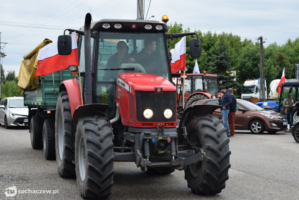 Kuznocin: protestują rolnicy i przeciwnicy CPK