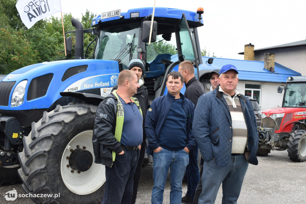 Kuznocin: protestują rolnicy i przeciwnicy CPK