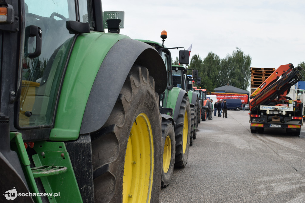 Kuznocin: protestują rolnicy i przeciwnicy CPK