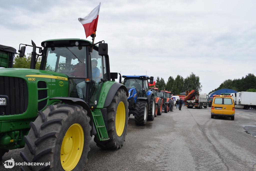 Kuznocin: protestują rolnicy i przeciwnicy CPK