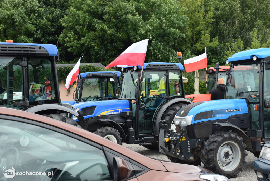 Kuznocin: protestują rolnicy i przeciwnicy CPK