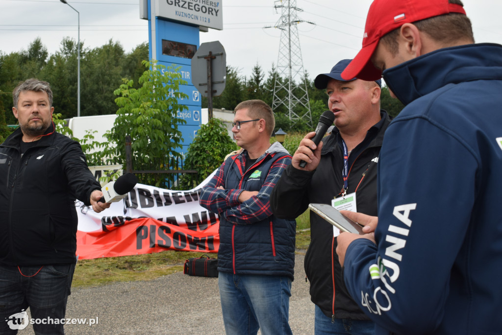 Kuznocin: protestują rolnicy i przeciwnicy CPK
