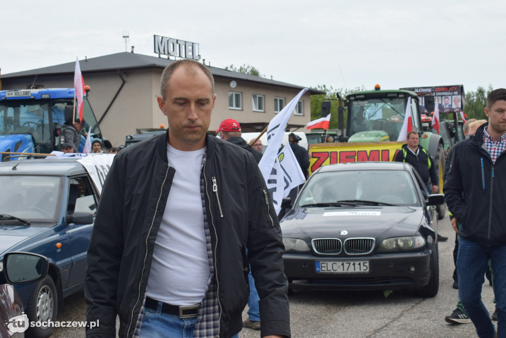 Kuznocin: protestują rolnicy i przeciwnicy CPK