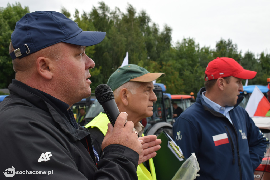 Kuznocin: protestują rolnicy i przeciwnicy CPK