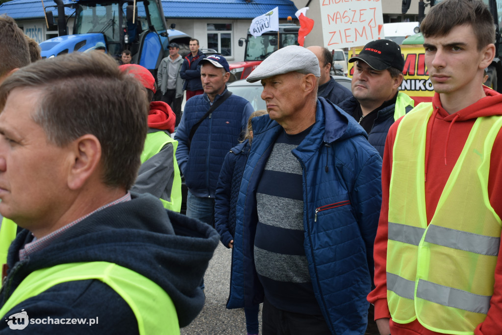 Kuznocin: protestują rolnicy i przeciwnicy CPK