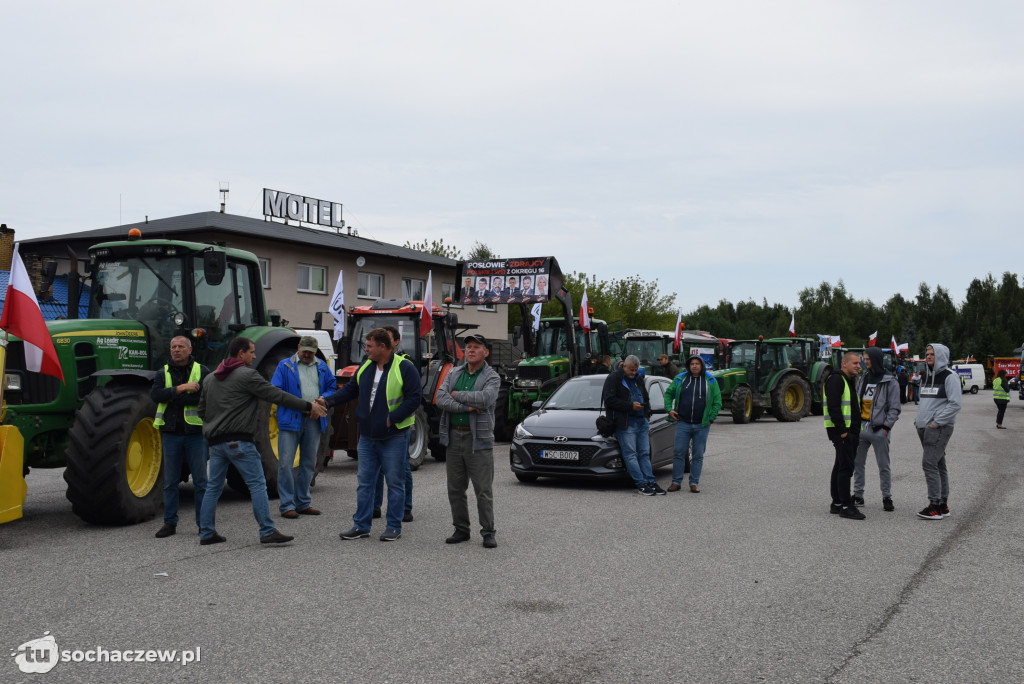 Kuznocin: protestują rolnicy i przeciwnicy CPK