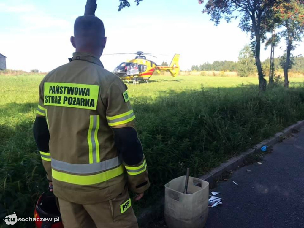 Groźny wypadek w gminie Kampinos