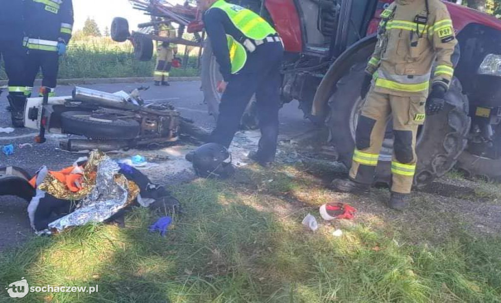 Groźny wypadek w gminie Kampinos