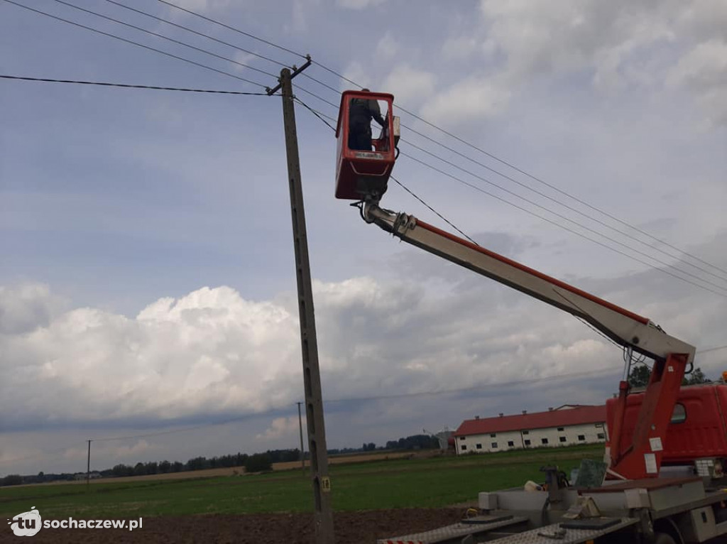 Ludwików-Rybionek po raz pierwszy z oświetleniem