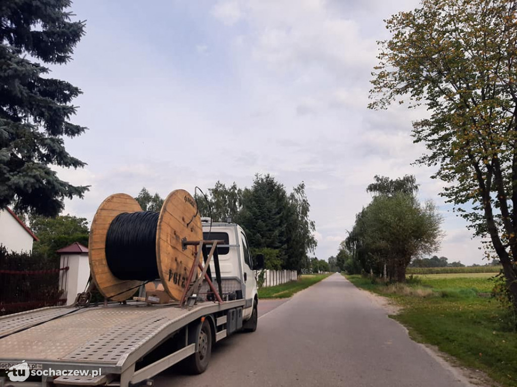 Ludwików-Rybionek po raz pierwszy z oświetleniem