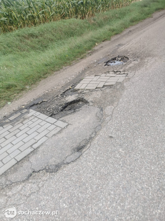 Unikalny pomysł na dziury w drodze