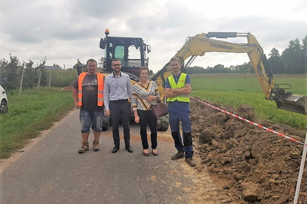 Przebudowa drogi gminnej Rybno - Jasieniec