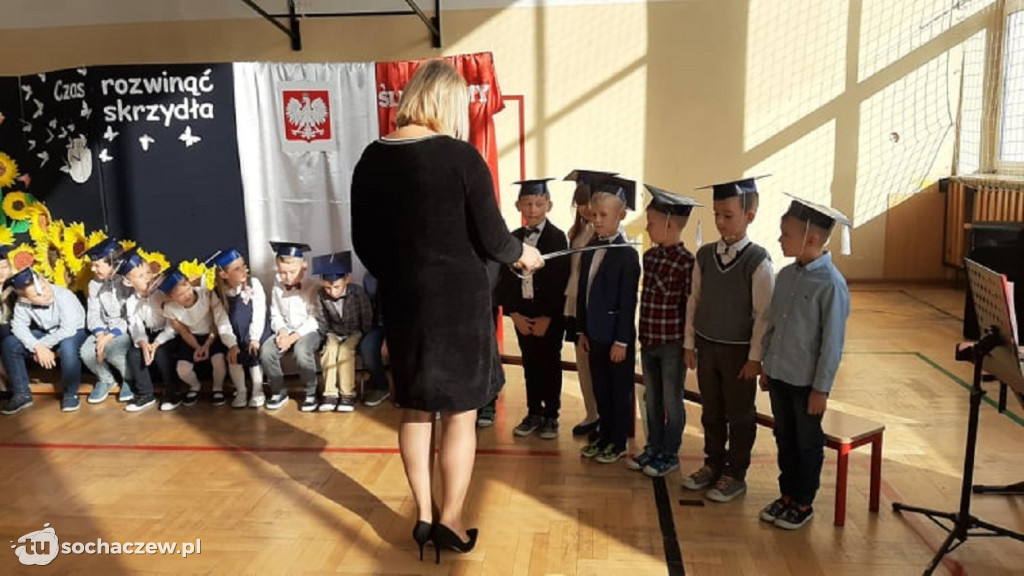 Pasowanie na ucznia w Młodzieszynie