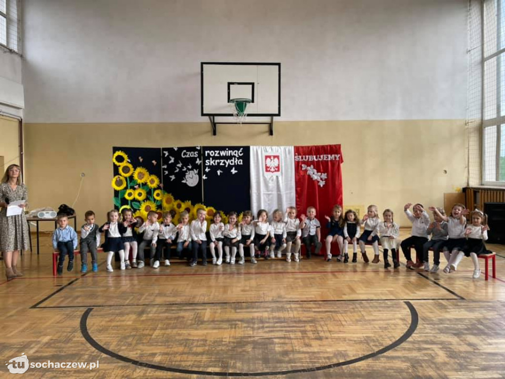 Pasowanie na ucznia w Młodzieszynie