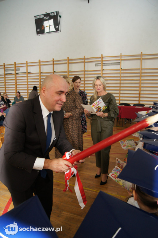 Pasowanie na ucznia w Młodzieszynie