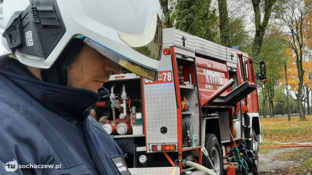 Ćwiczenia bojowe strażaków z powiatu