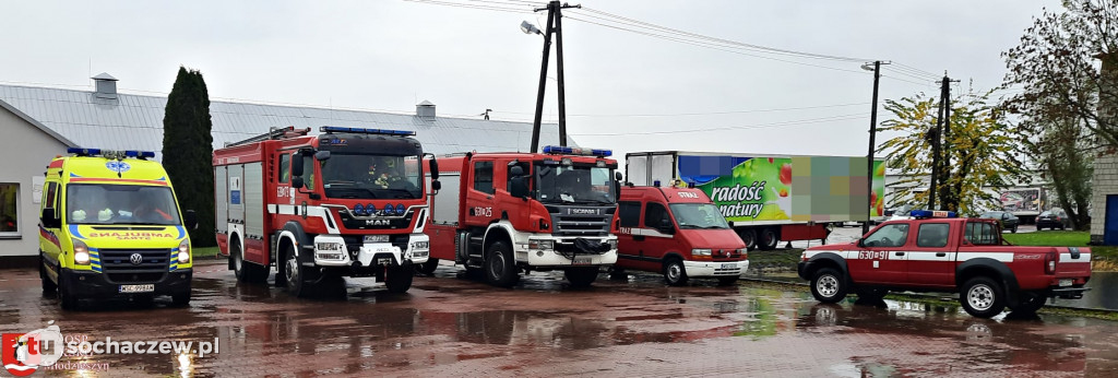 Ćwiczenia bojowe strażaków z powiatu