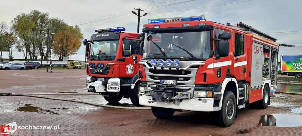 Ćwiczenia bojowe strażaków z powiatu
