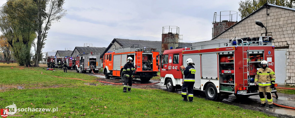 Ćwiczenia bojowe strażaków z powiatu