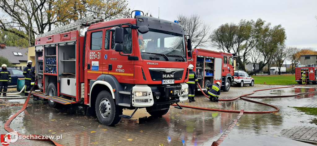Ćwiczenia bojowe strażaków z powiatu