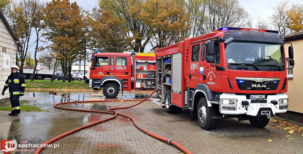 Ćwiczenia bojowe strażaków z powiatu