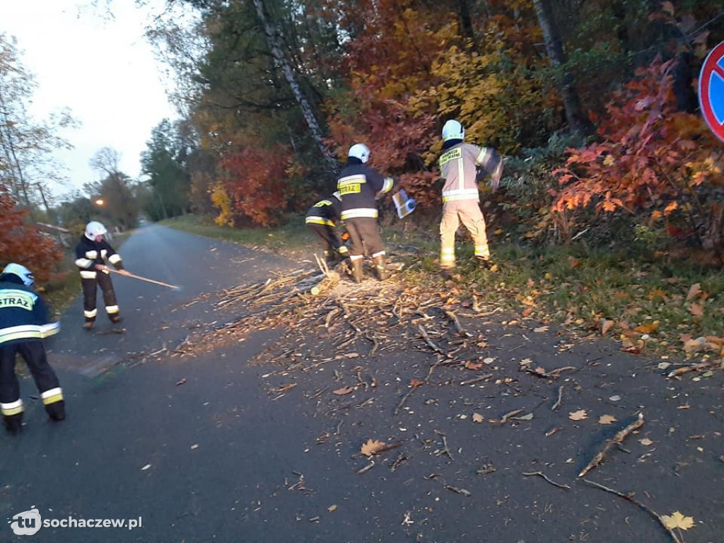 Wichura nad powiatem 21 października