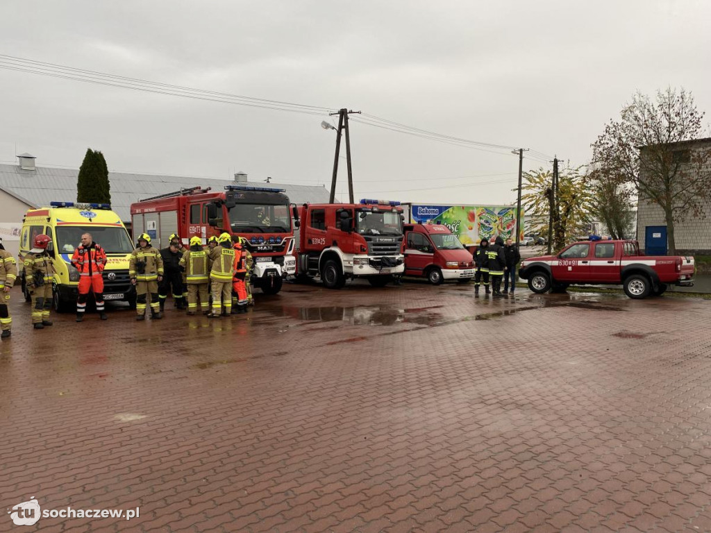 Ćwiczenia bojowe strażaków z powiatu