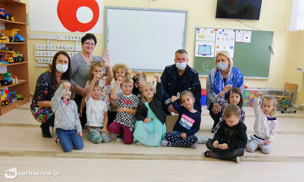 Akcja odblaski w Młodzieszynie