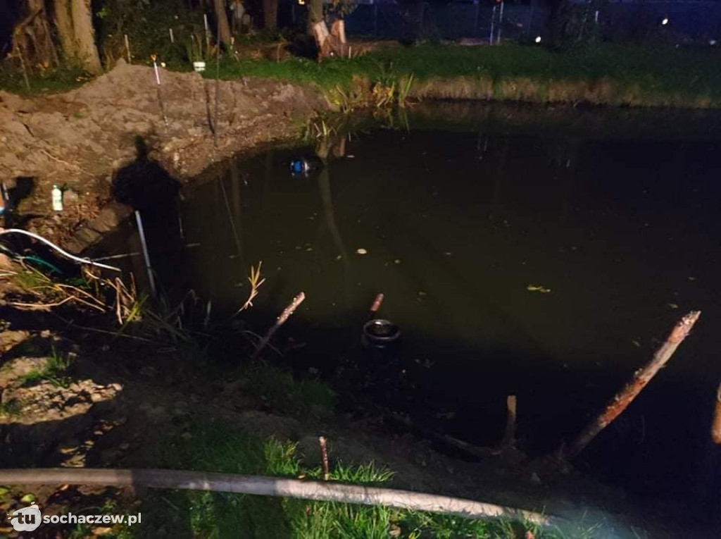 Pożar budynku w Rokotowie