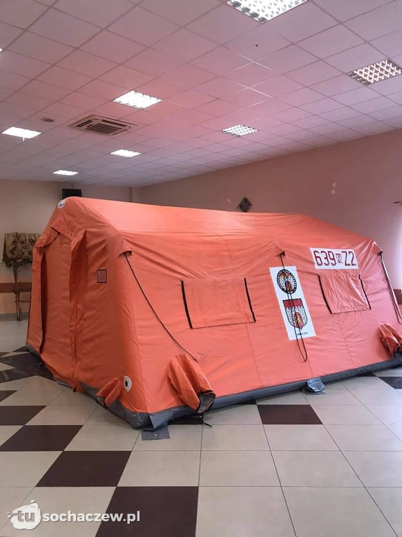 OSP Iłów bogatsza o namiot pneumatyczny