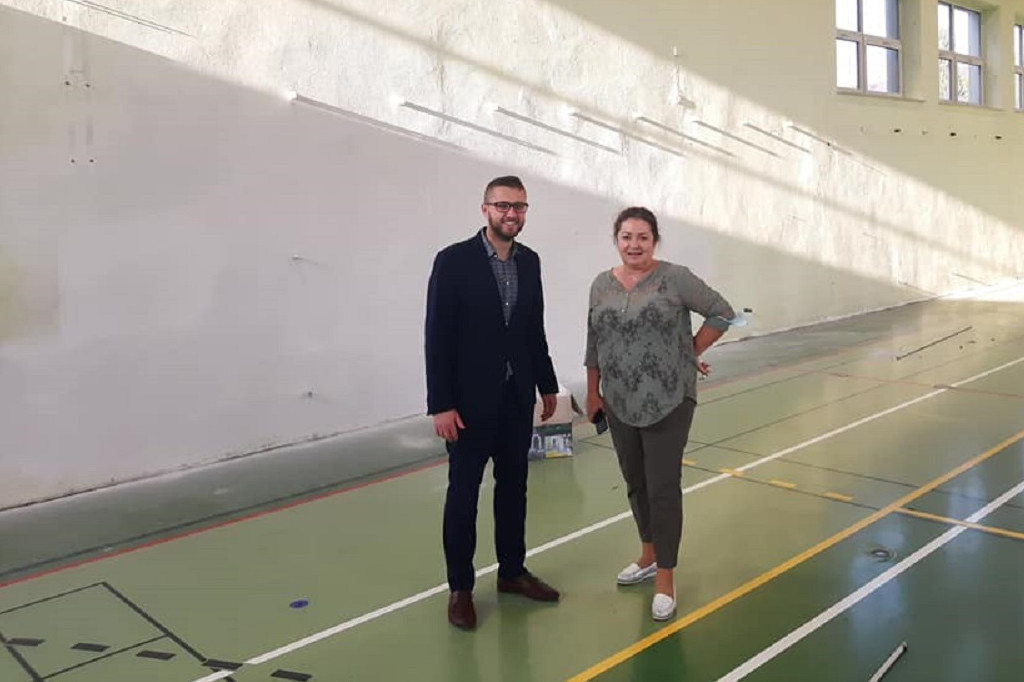 Sala gimnastyczna w Rybnie do remontu