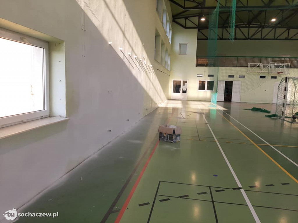 Sala gimnastyczna w Rybnie do remontu