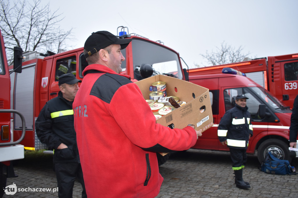 Brochów: strażacka akcja murem za mundurem