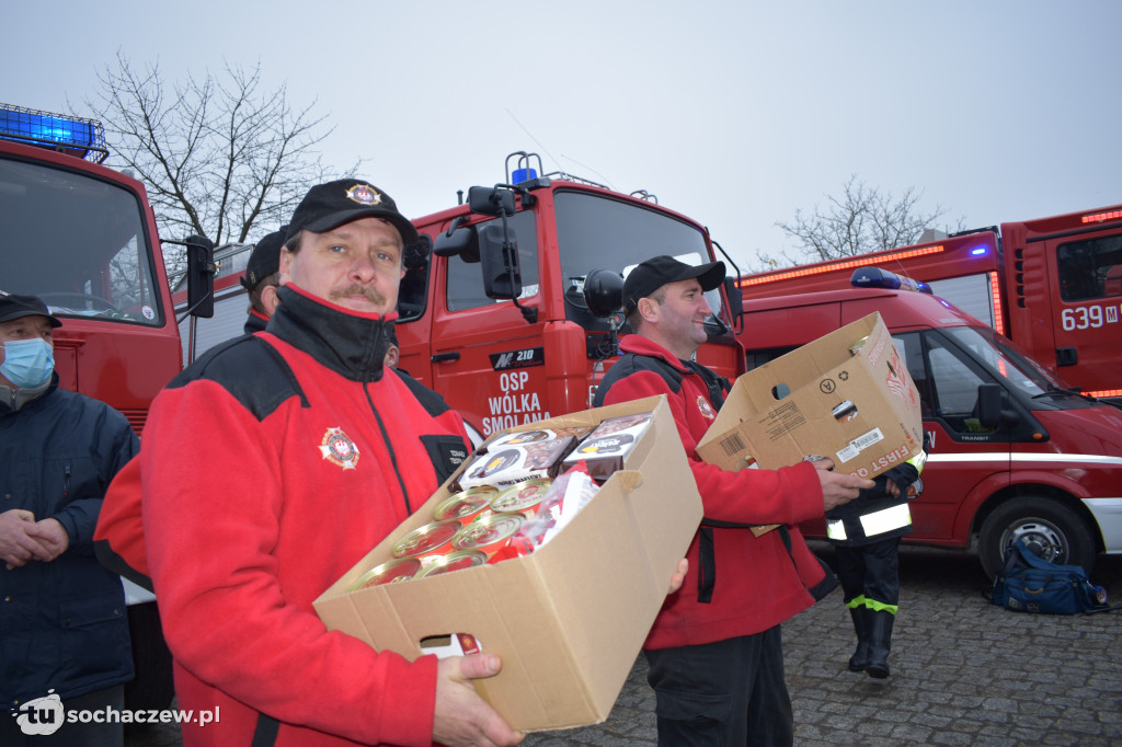 Brochów: strażacka akcja murem za mundurem