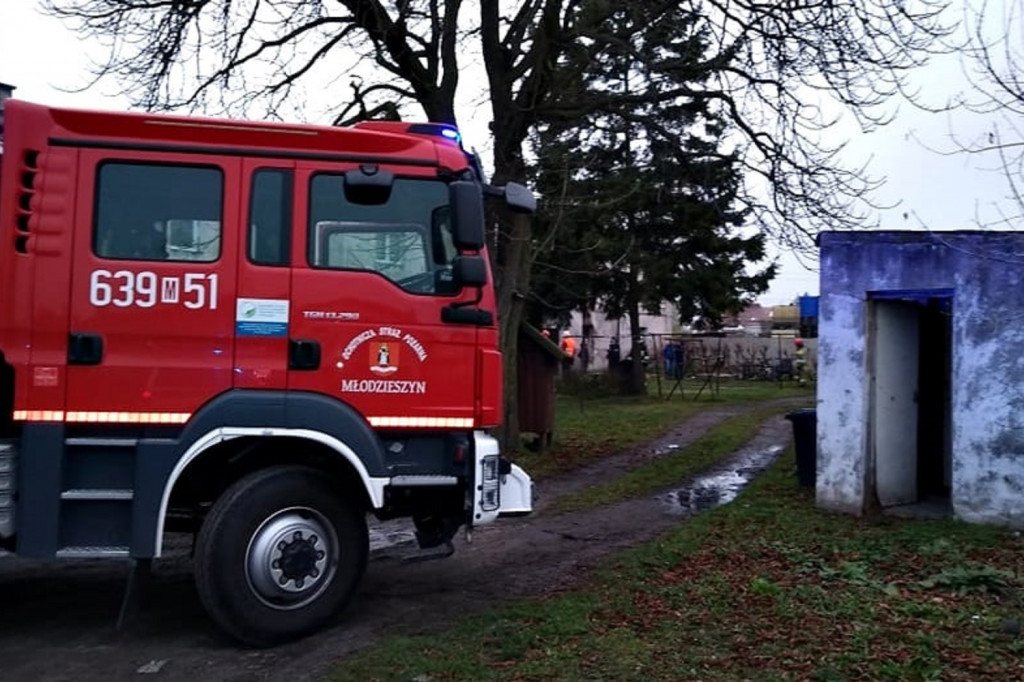 Tragiczny pożar w Młodzieszynie