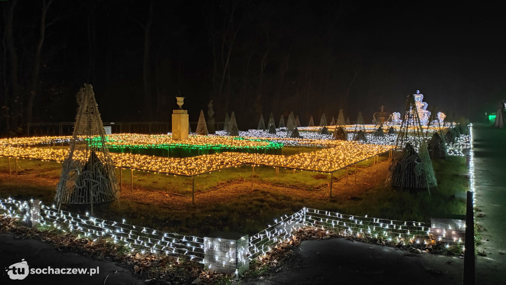Młodzieszyn w Królewskim Ogrodzie Światła
